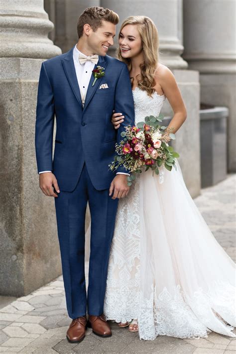 wedding tux blue